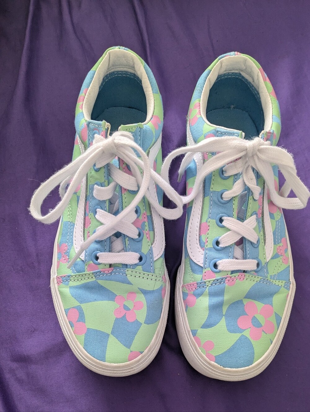 Vans Checkerboard Floral Sneakers